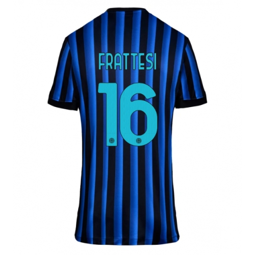 Billige Fotballdrakt Inter Milan Davide Frattesi #16 Replika Hjemmedrakt Dame 2025-26 Kortermet Billige Fotballdrakt Inter Milan Davide Frattesi #16 Replika Hjemmedrakt Dame 2025-26 Kortermet